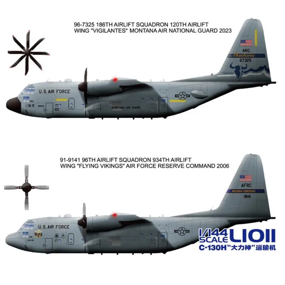 Model Kit Academy - Assemble L1011 1:144 C-130H Proportional Great