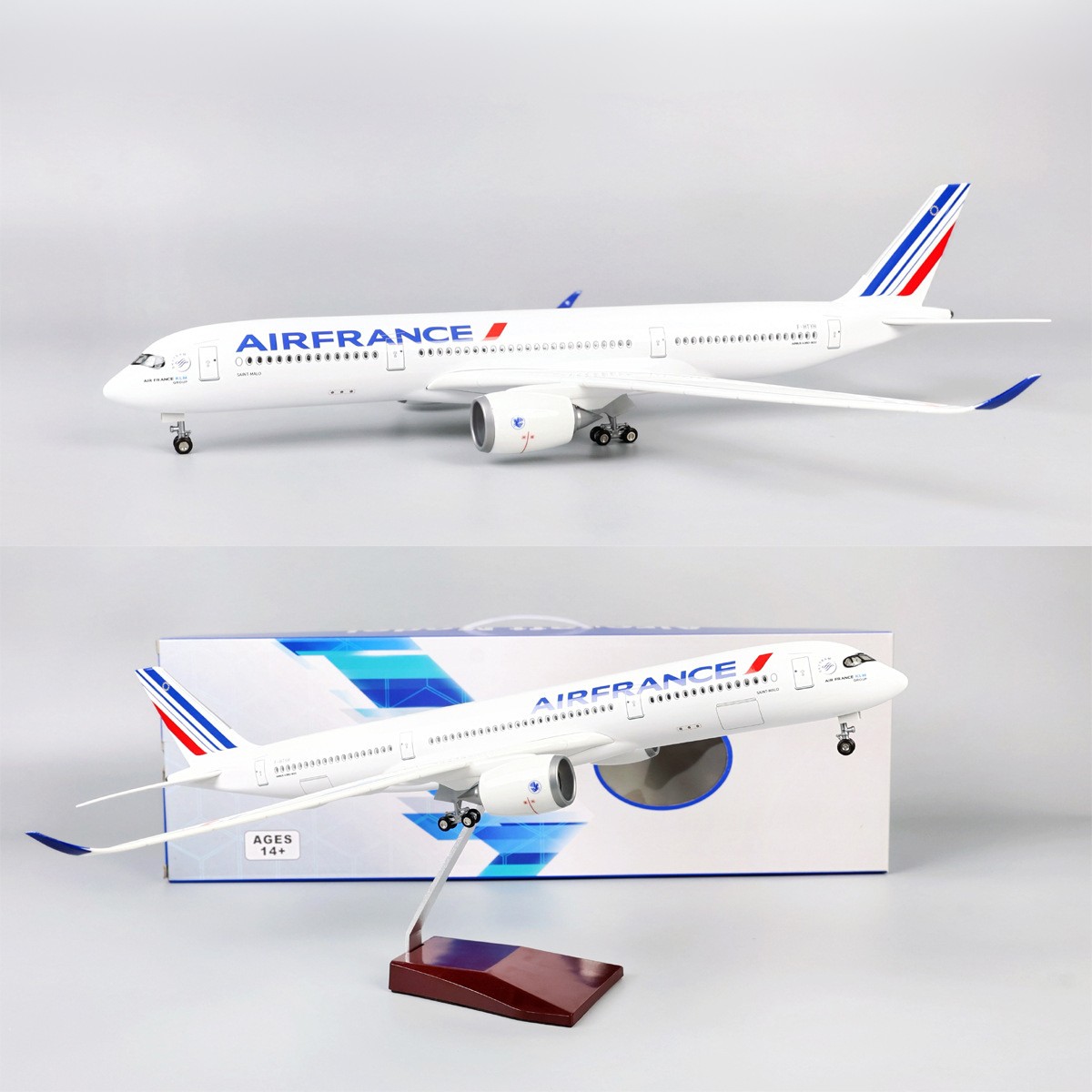 Model Kit Ikaruga - 47cm Air France A350 Model Aircraft