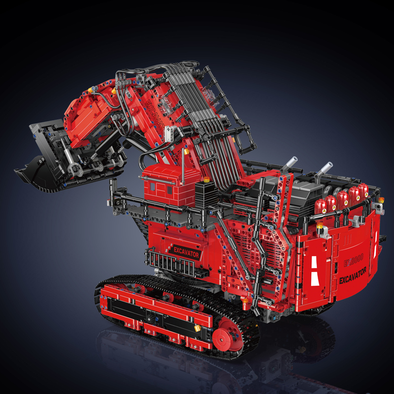 Mould King 17070 17071 Technic - Model Kit Excavator ulasan dan harga