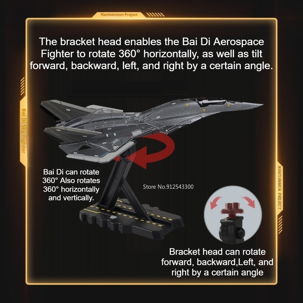 Size 1:144 BaiDi Aerospace Fig - Model Kit Aircraft ulasan dan harga