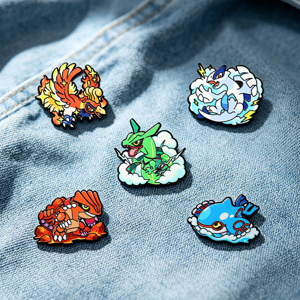 5Pcs Legendary Enamel Pins Ho‑ - Model Kit Lugia ulasan dan harga