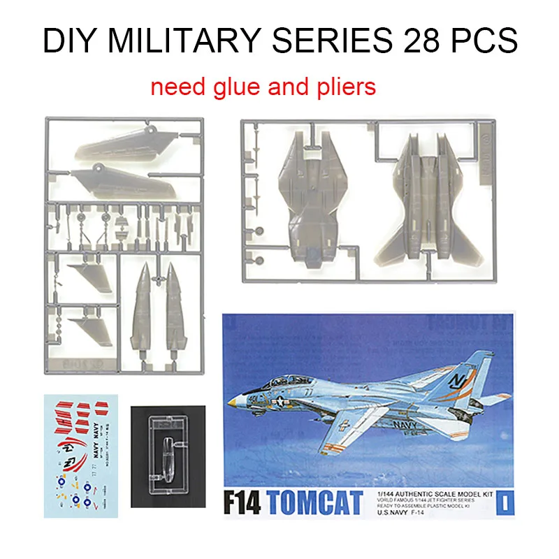1/144 Assembly Fighter Model U - Model Kit Academy ulasan dan harga