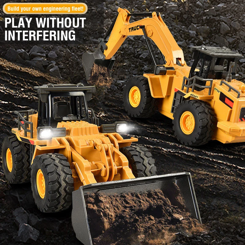2.4G Alloy Remote Control Exca - Model Kit Excavator ulasan dan harga