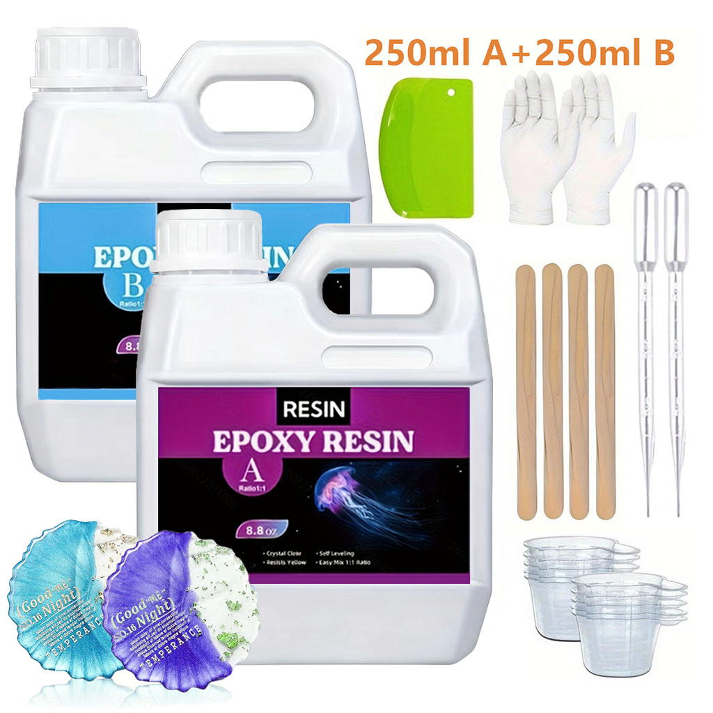 125ml/250ml Crystal Clear Cast - Resin Kit Cast ulasan dan harga