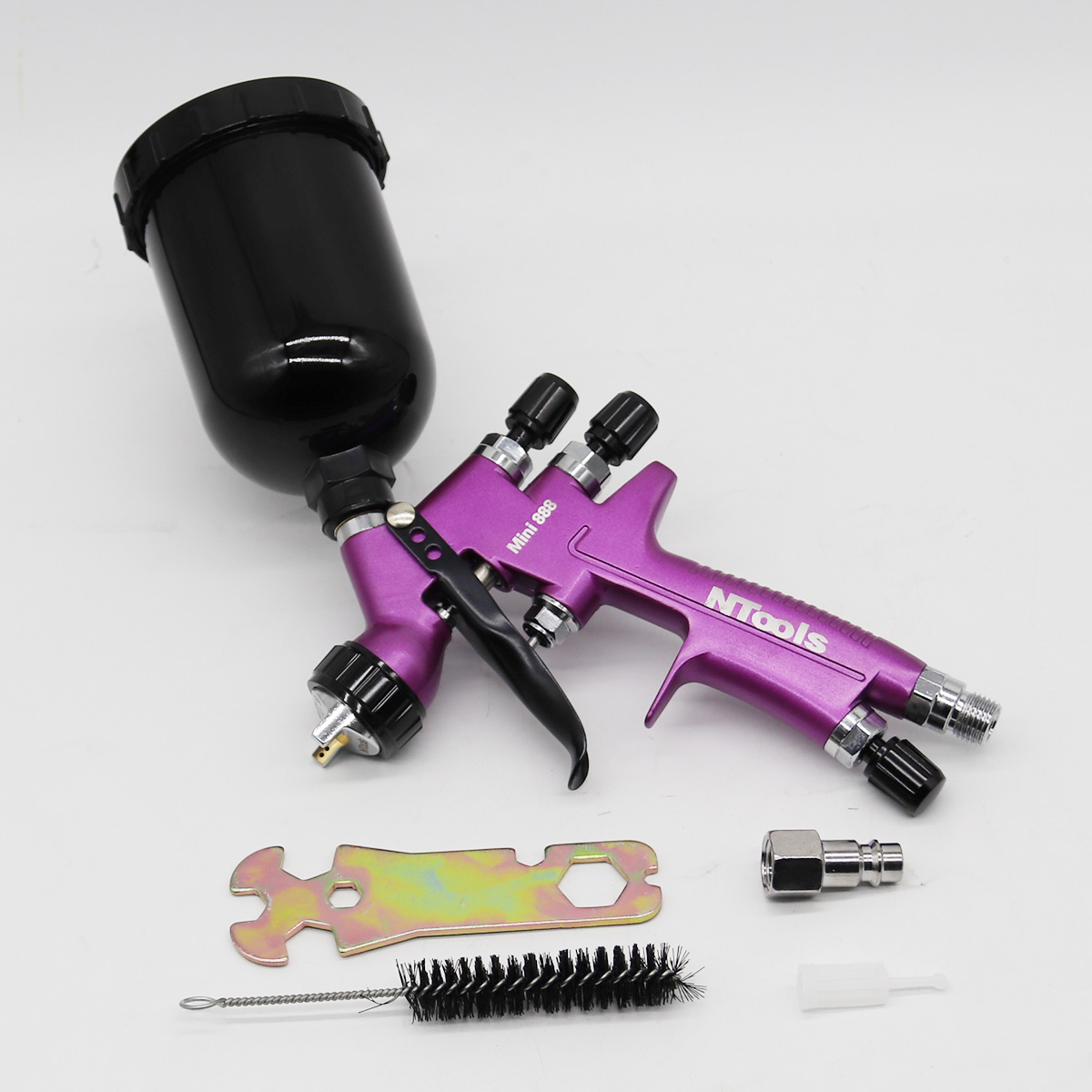 HVLP Spray Gun 0.8/1.0/1.2mm N - Spray Can Lacquer ulasan dan harga