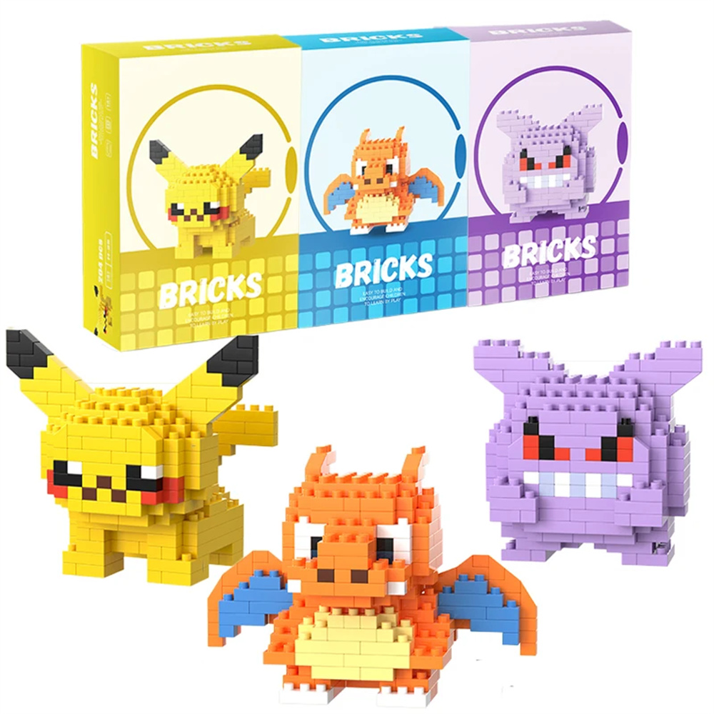 Pokemon Micro Building Blocks  - Model Kit Ikaruga ulasan dan harga