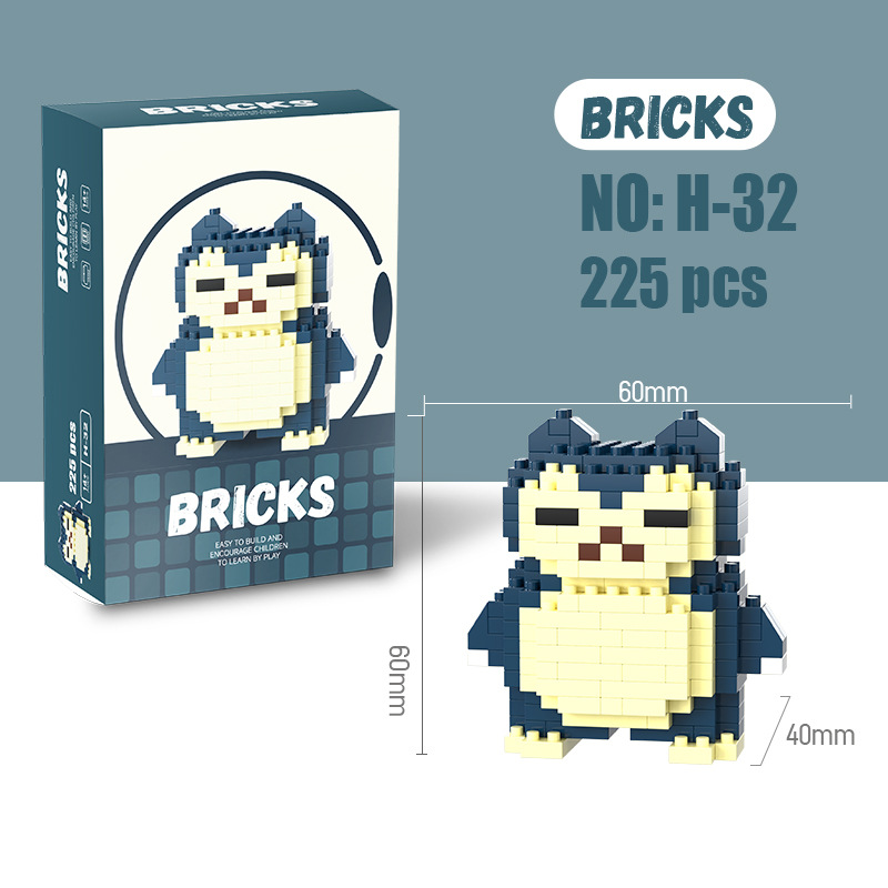 Pokemon Micro Building Blocks  - Model Kit Ikaruga ulasan dan harga