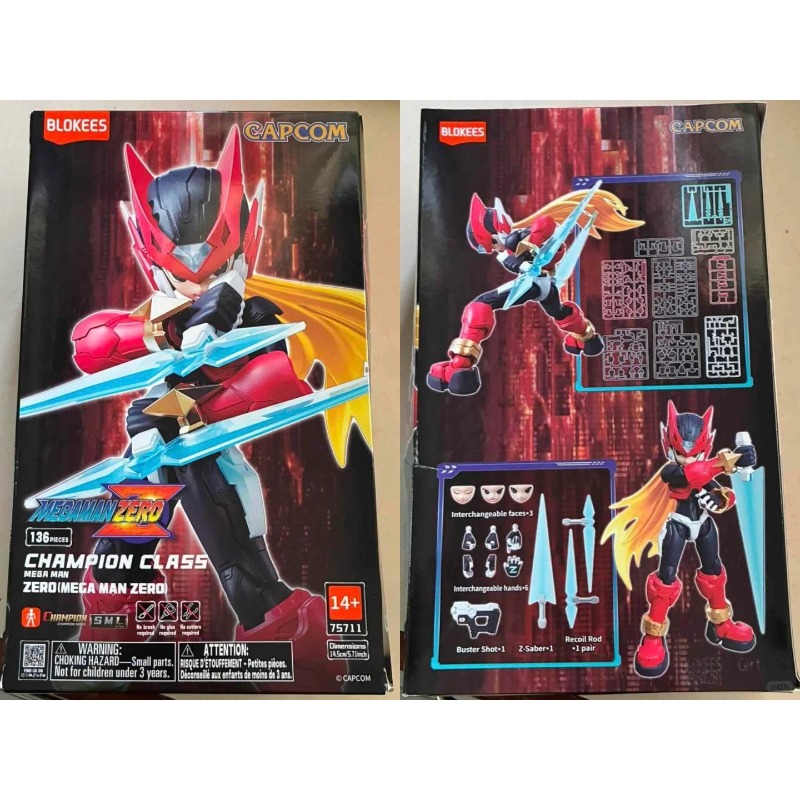 In Stock Blokees Champion Clas - Model Kit Zero Megaman ulasan dan harga
