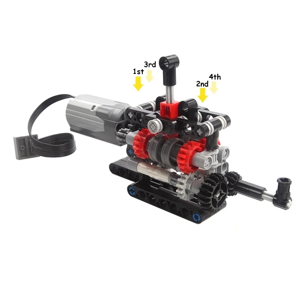 MOC High-tech 4 Speeds Gearbox - Model Kit Ikaruga ulasan dan harga
