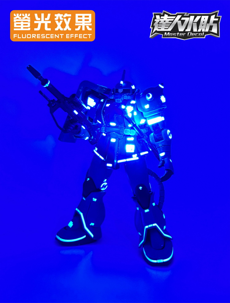 Master Decal H028 Fluorescent  - Model Kit Gundam Hg ulasan dan harga