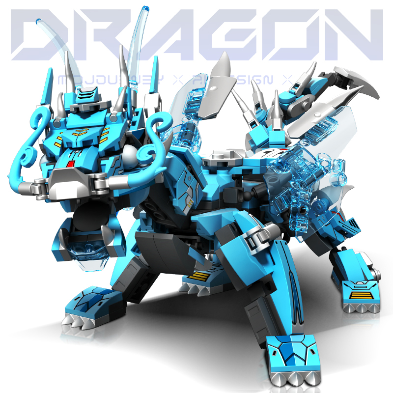 2 in 1 Transformable Mecha Rob - Model Kit Mecha ulasan dan harga