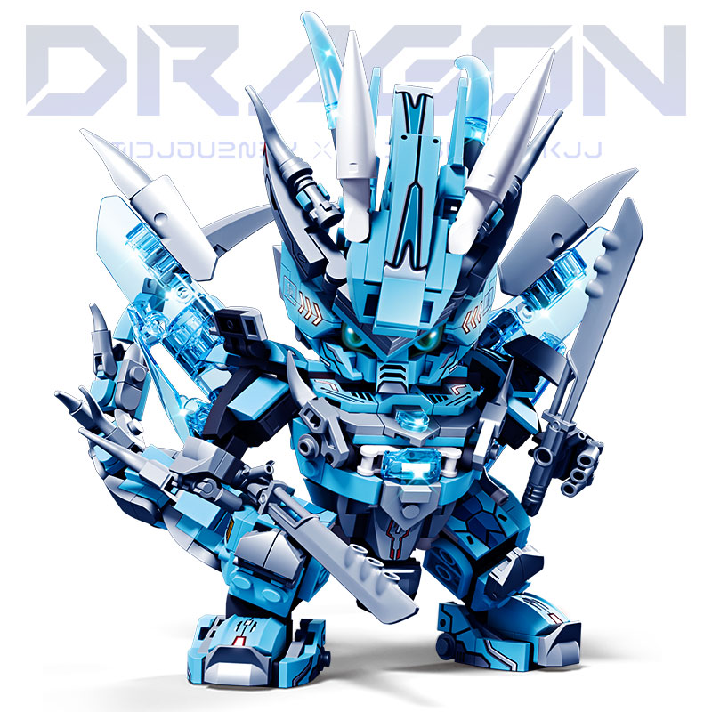 2 in 1 Transformable Mecha Rob - Model Kit Mecha ulasan dan harga
