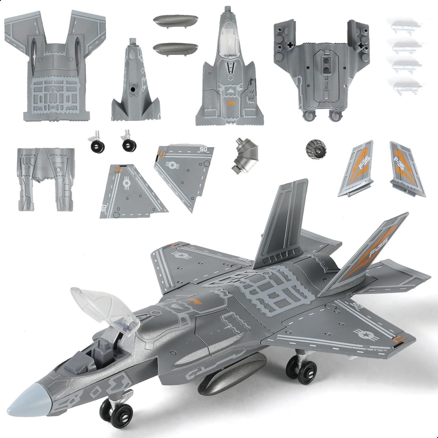 1:72 Scale F-35 Fighter Jet Qu - Model Kit Instructions ulasan dan harga