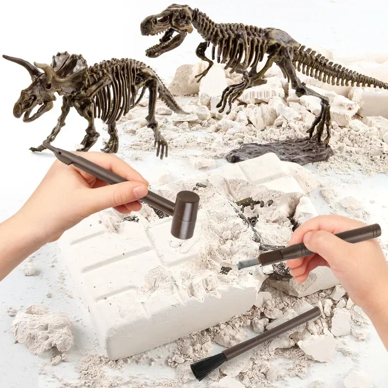 Dinosaur Excavation Fossil Arc - Model Kit Excavator ulasan dan harga