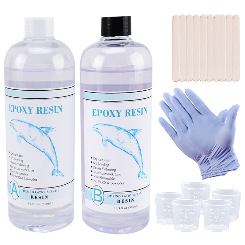 1:1 Clear Epoxy Resin Crystal  - Resin Kit Cast ulasan dan harga