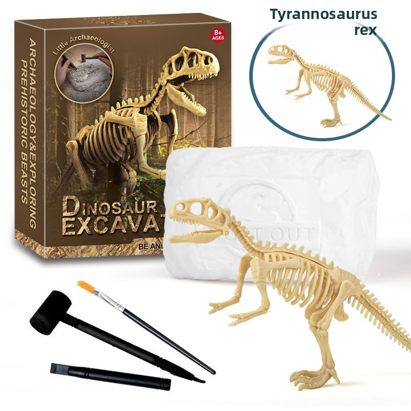 Dinosaur Fossil Excavation Kit - Model Kit Excavator ulasan dan harga