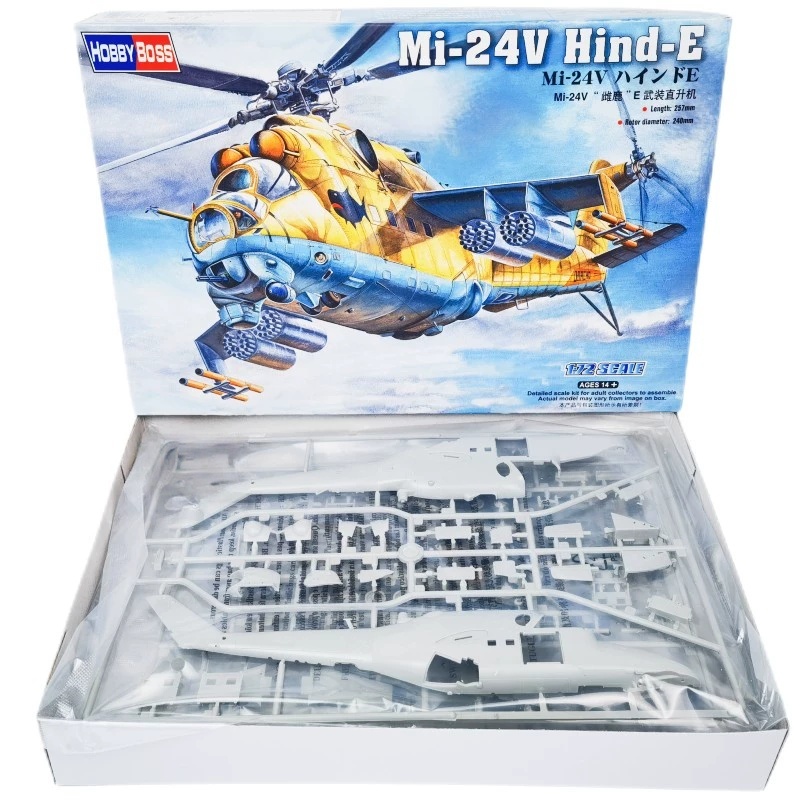 TRUMPETER 1/72 MI-24V Hind-E H - Model Kit Academy ulasan dan harga