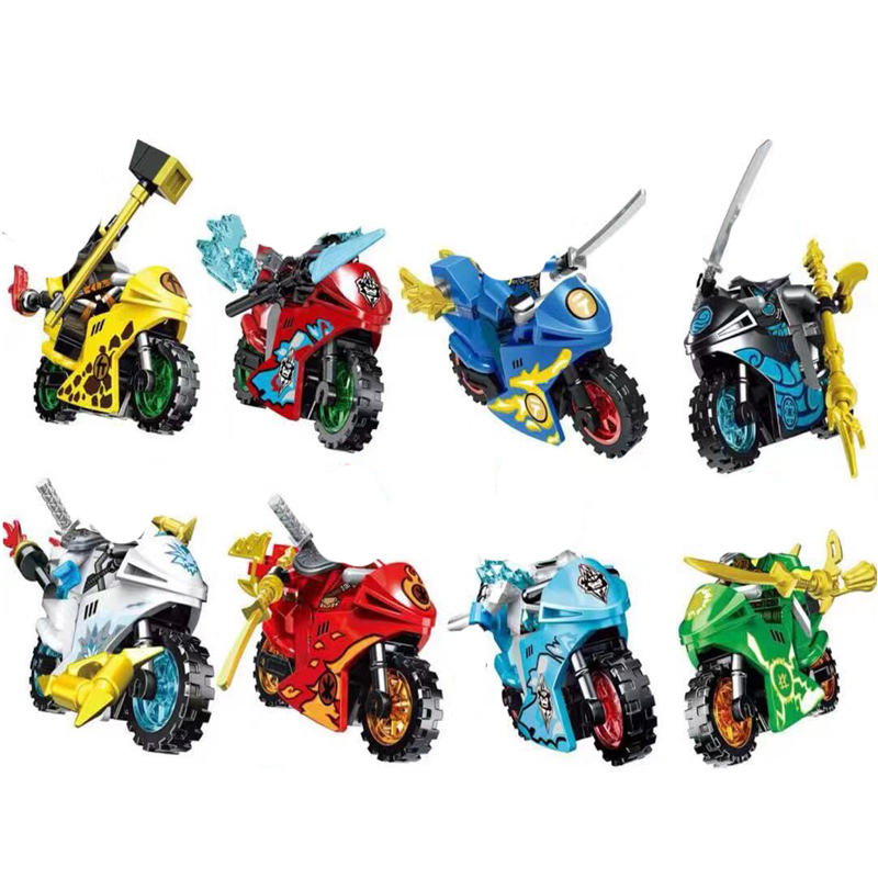 Ninja Figures Motorcycle Build - Model Kit Ikaruga ulasan dan harga