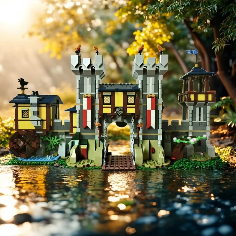 1426pcs New Medieval Castle Ar - Model Kit Game ulasan dan harga