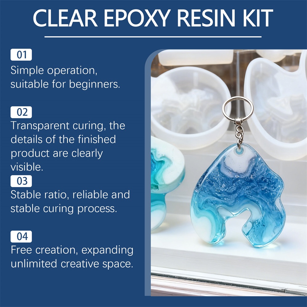 DIY Crystals Clear Epoxys Resi - Resin Kit Cast ulasan dan harga