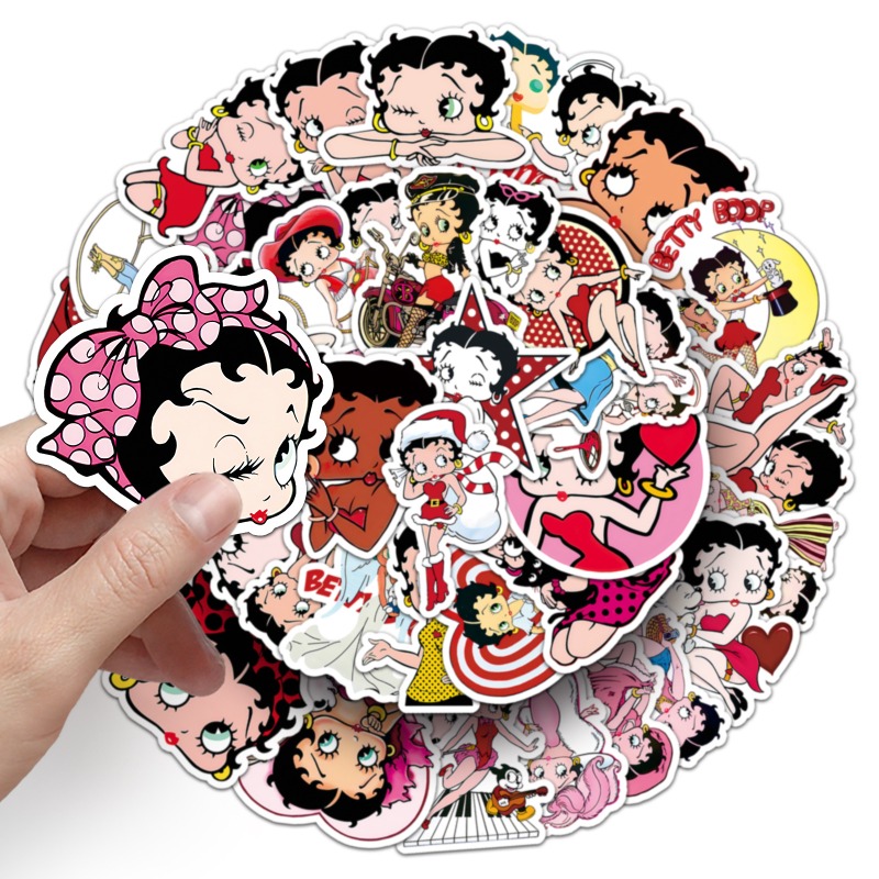 Betty Boop 50 stickers high co - Model Kit Game ulasan dan harga