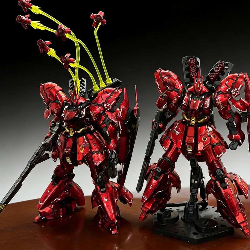 STAR RG 1/144 Sazabi Electropl - Model Kit Gundam Hg ulasan dan harga