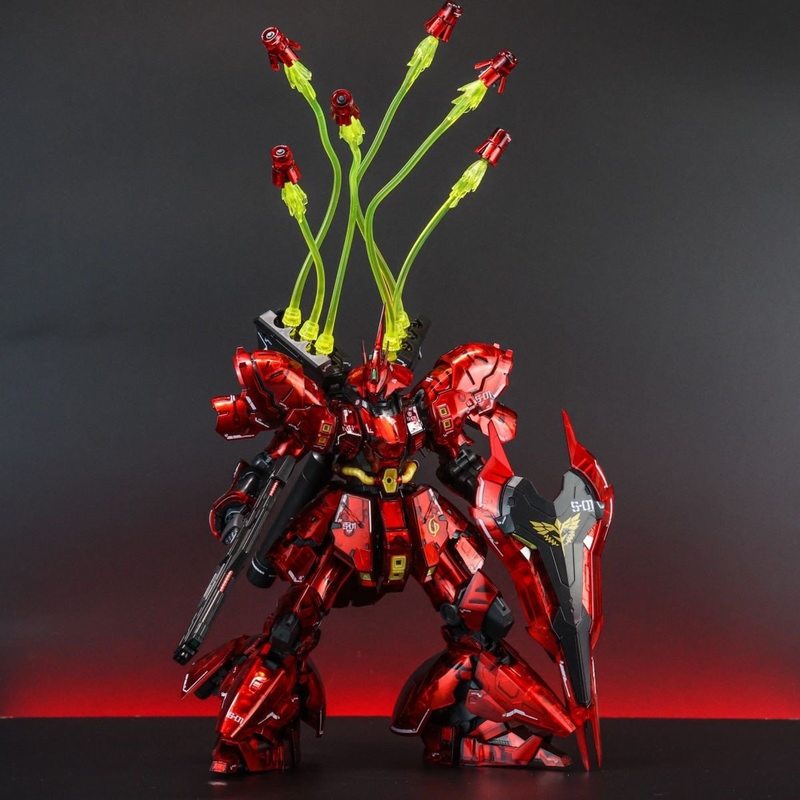 STAR RG 1/144 Sazabi Electropl - Model Kit Gundam Hg ulasan dan harga